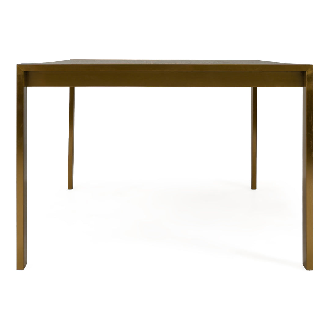 Fauna - Modern Wenge and Brass Dining Table