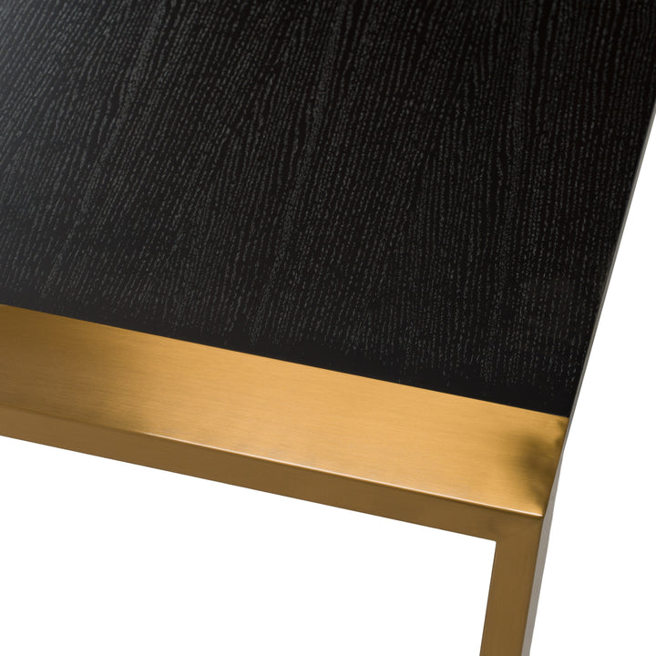 Fauna - Modern Wenge and Brass Dining Table