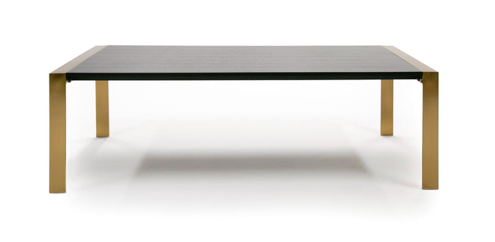 Fauna - Modern Wenge and Brass Dining Table