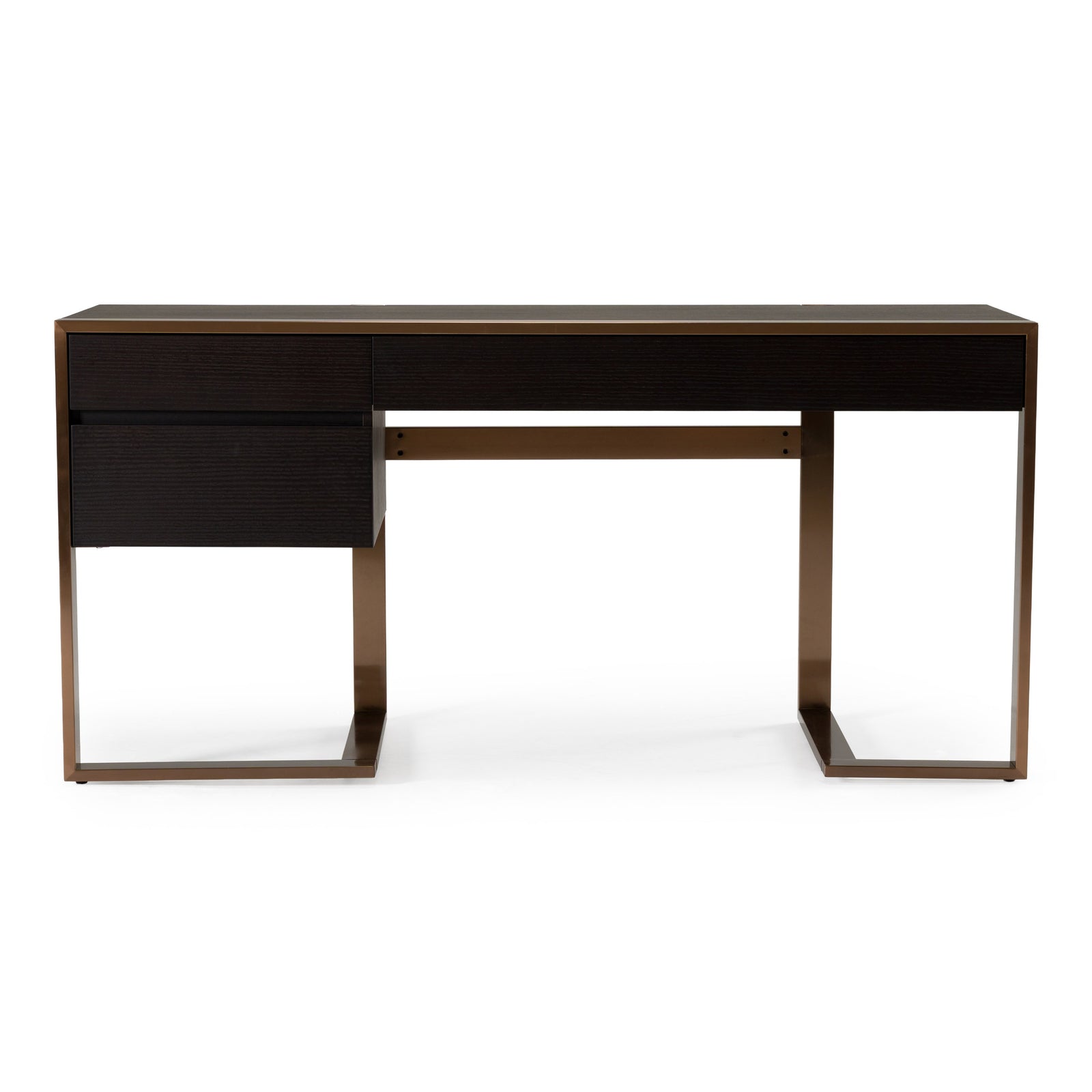 Modern Fauna Wenge and Rosegold Desk