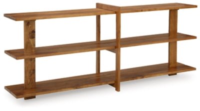 Fayemour Console Sofa Table - Light Brown | Ashley Furniture