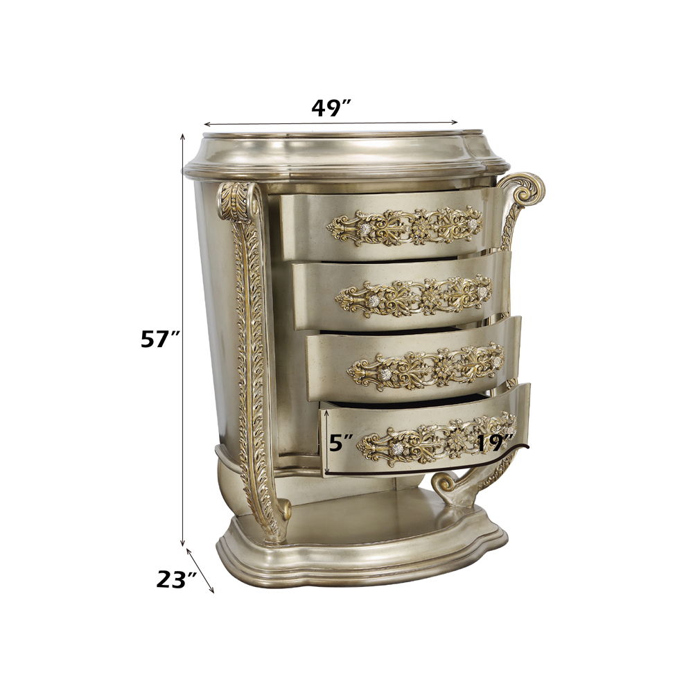 Danae - Chest - Champagne & Gold