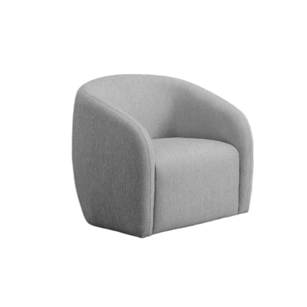 Etienne - Chair With Swivel - Gray Linen