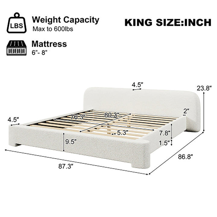 cozy-white-boucle-upholstered-bed-king-size