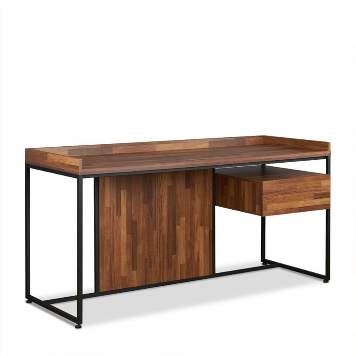 ACME Furniture Sara Writing Desk Walnut & Sandy Black