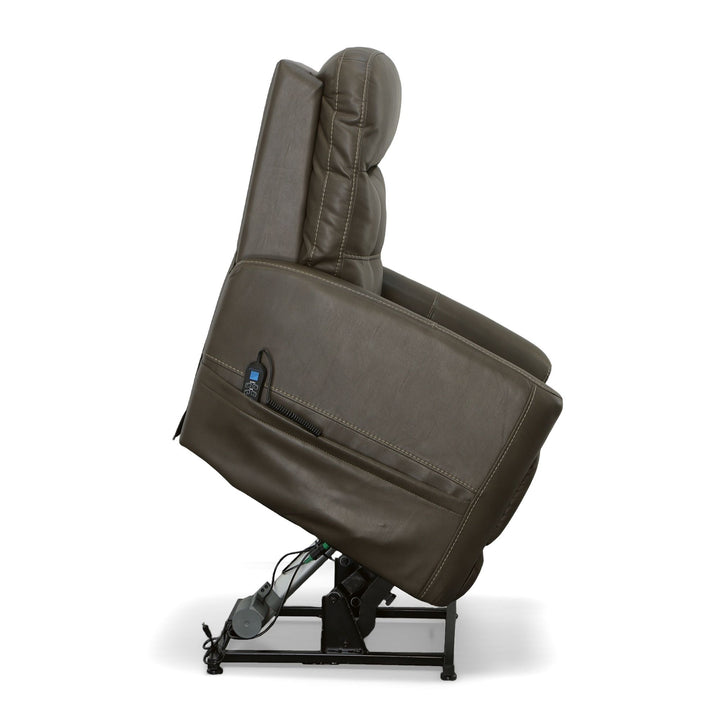 Kenner Power Lift Recliner With Power Headrest &amp; Lumbar Driftwood