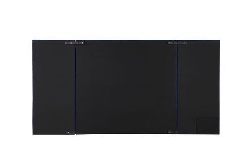 Damazy - Eastern King Bed - Blue Velvet