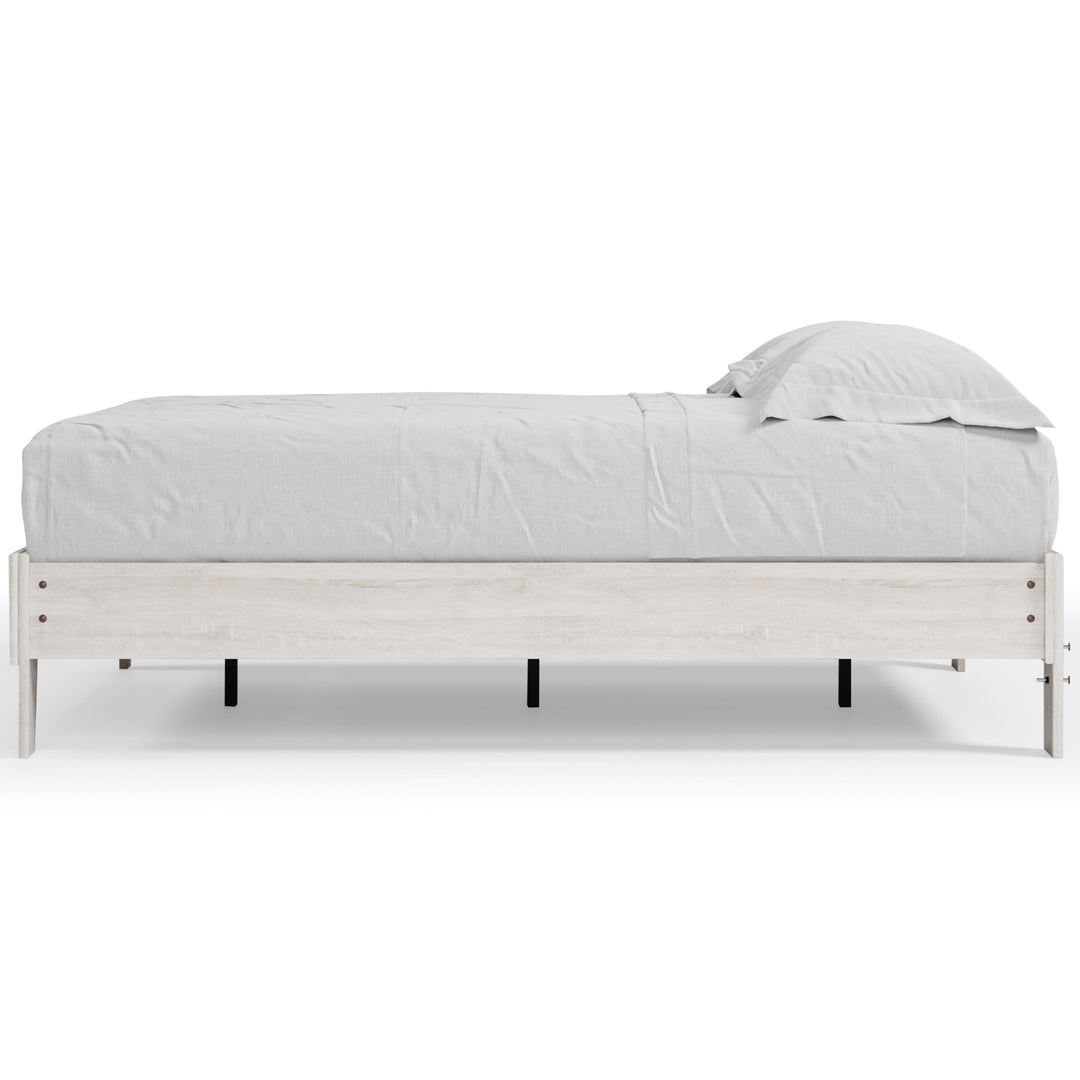 Shawburn - Full Platform Bed - Whitewash