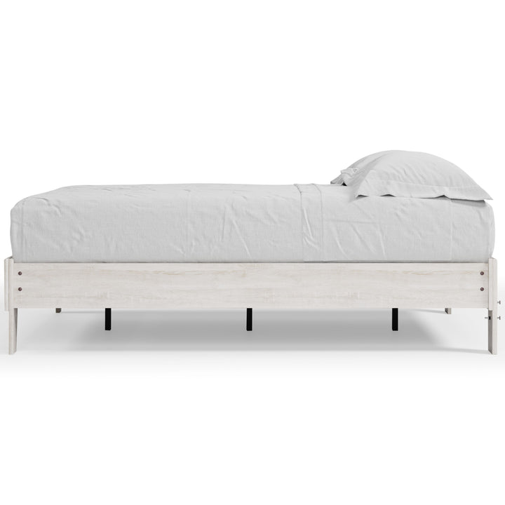 Shawburn - Full Platform Bed - Whitewash
