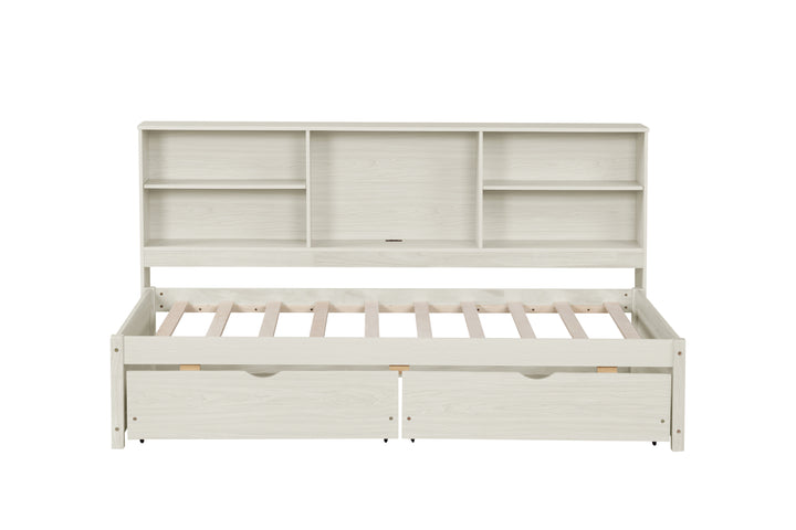 twin-size-bed-frame-with-side-bookshelves-two-drawers-and-built-in-usb-port-creamy-white-color