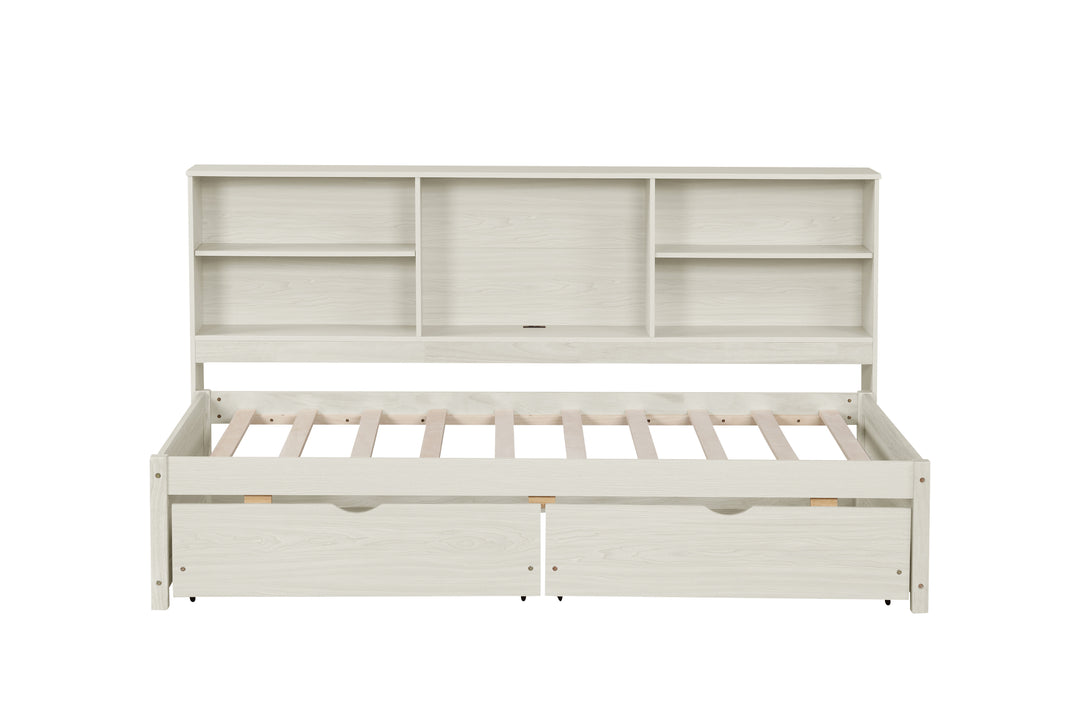 twin-size-bed-frame-with-side-bookshelves-two-drawers-and-built-in-usb-port-creamy-white-color