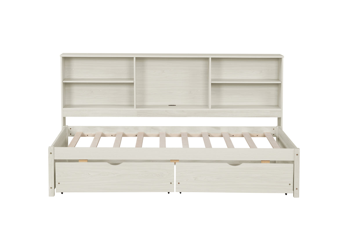 twin-size-bed-frame-with-side-bookshelves-two-drawers-and-built-in-usb-port-creamy-white-color