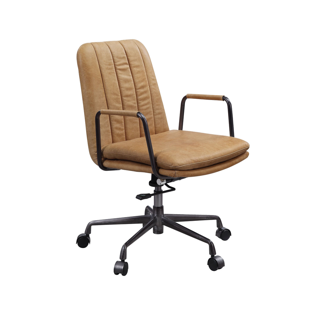 Eclarn - Office Chair - Rum Top Grain Leather