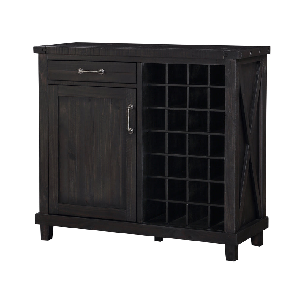 Modus Furniture 7Yc974 Yosemite Solid Wood Wine Bar In Cafe