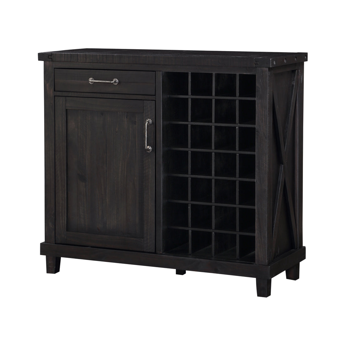 Modus Furniture 7Yc974 Yosemite Solid Wood Wine Bar In Cafe
