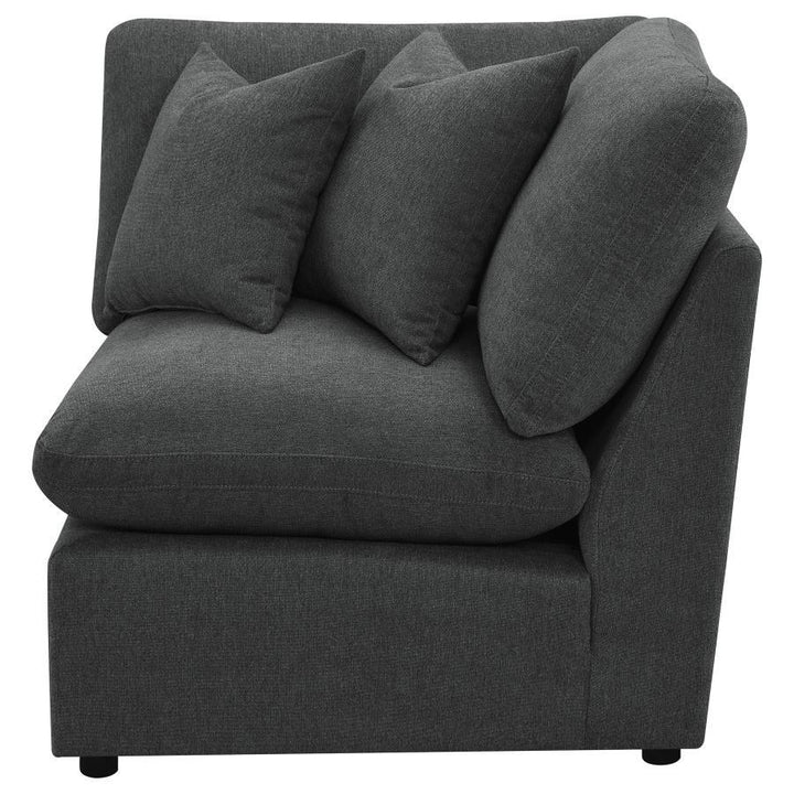 Collins - Modular Corner Chair - Dark Gray