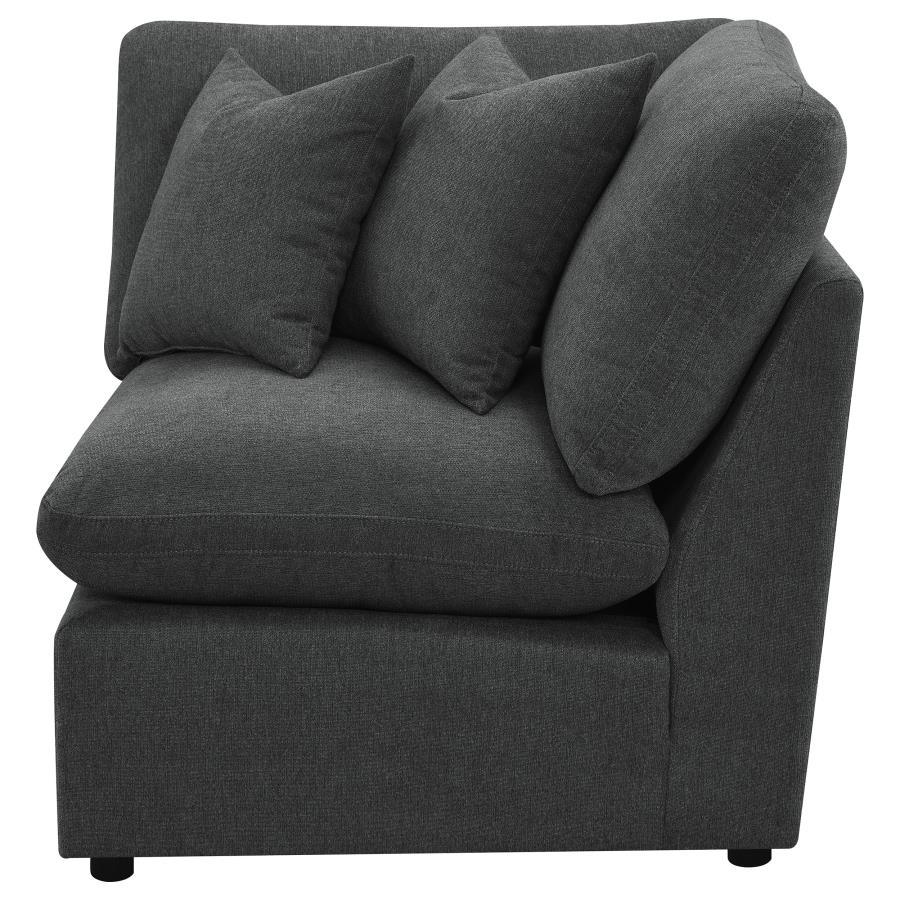 Collins - Modular Corner Chair - Dark Gray