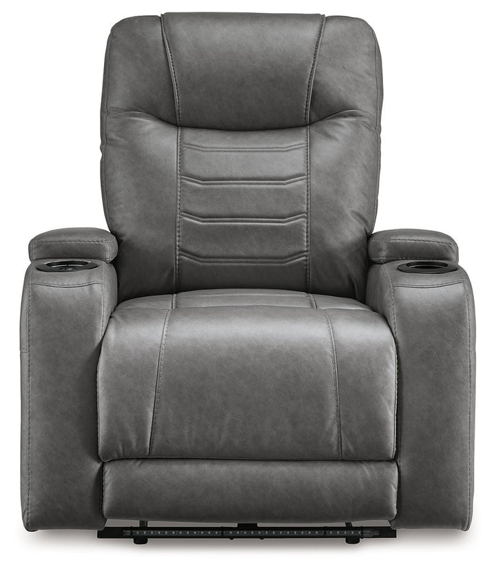 Schooner Rocks - Power Recliner / Adj Headrest - Slate