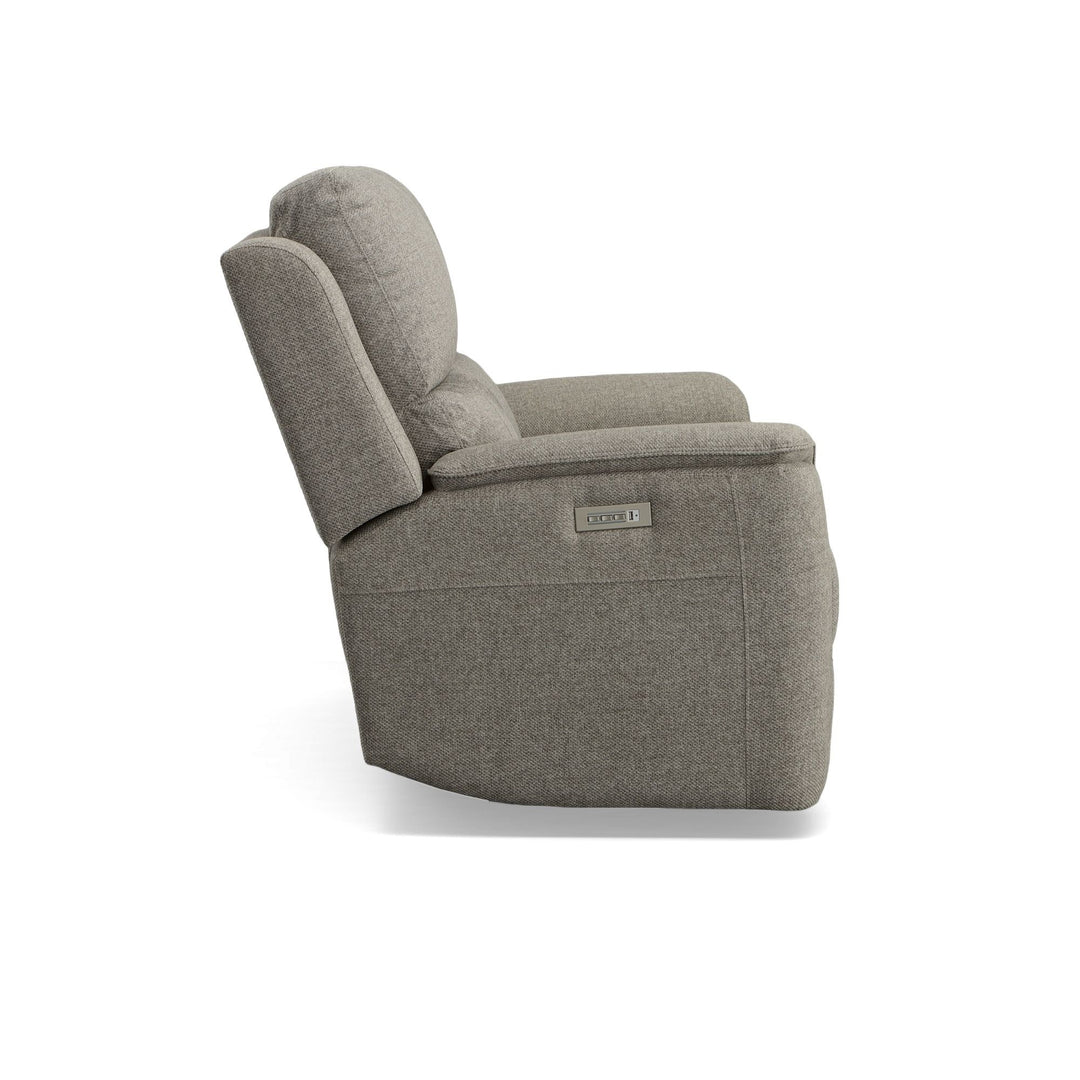 Flexsteel 1041-60PH-42501 Henry  Power Reclining Loveseat With Power Headrests & Lumbar  Fog