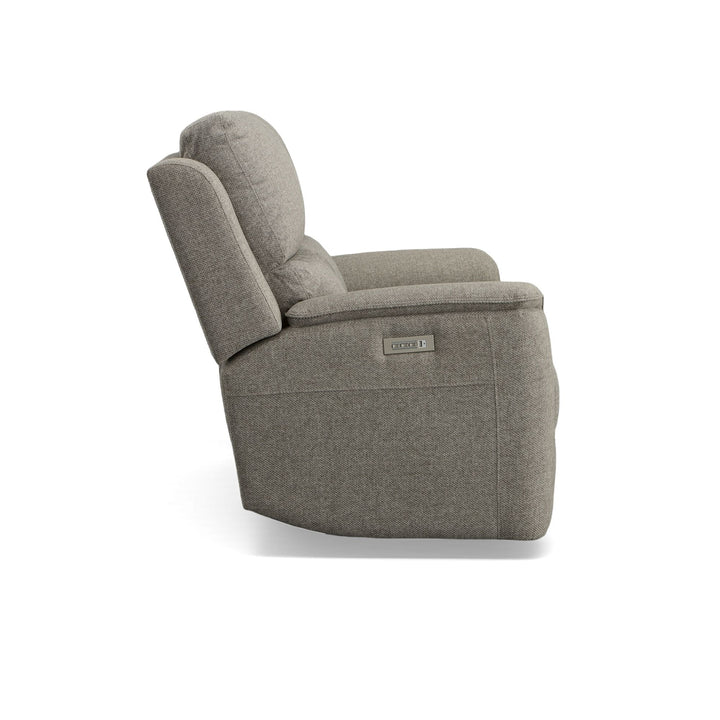 Flexsteel 1041-60PH-42501 Henry  Power Reclining Loveseat With Power Headrests & Lumbar  Fog
