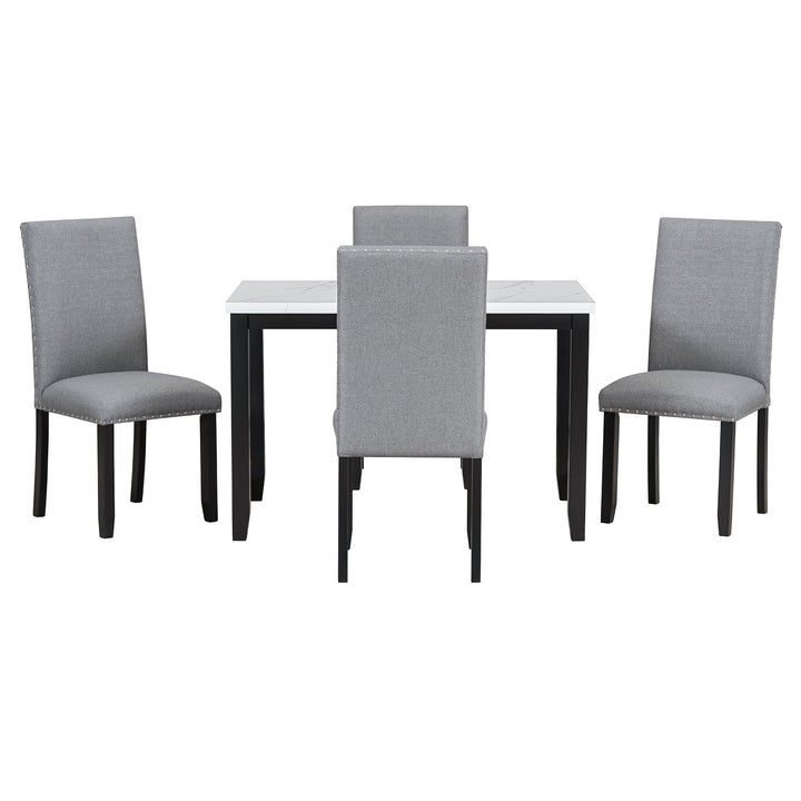 5-piece-modern-marble-dining-table-set-with-upholstered-chairs-white-light-gray-black