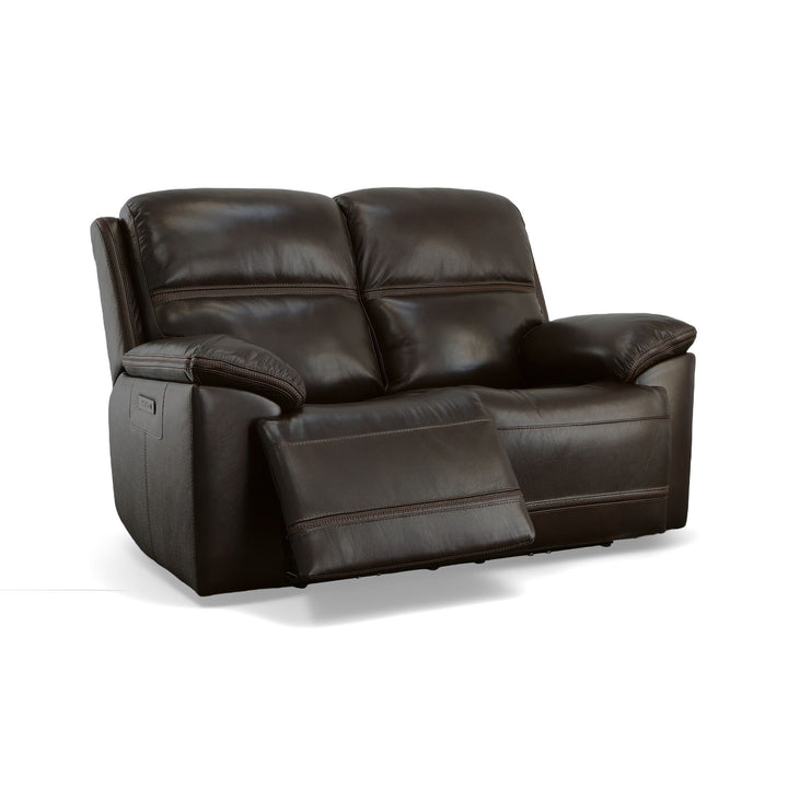 Jackson Power Reclining Loveseat With Power Headrests Dark Brown