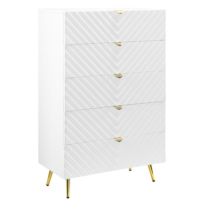 Gaines - Chest - White High Gloss