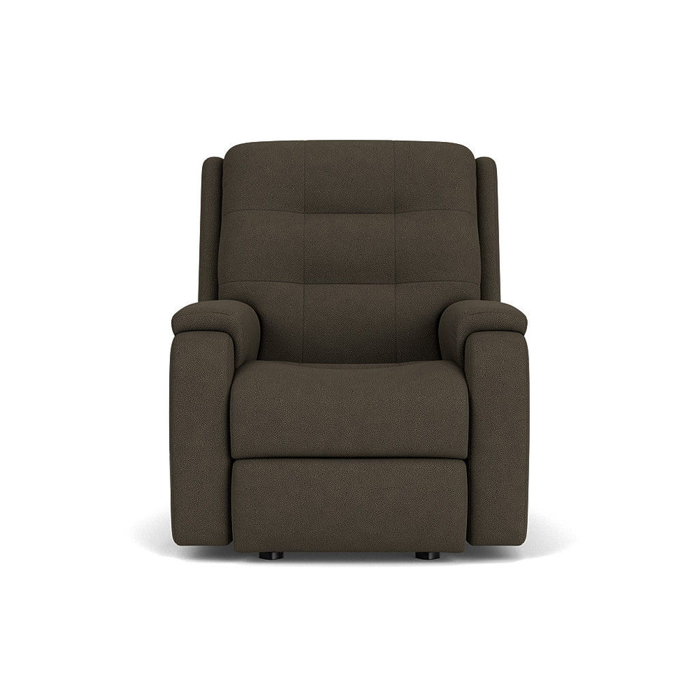 Flexsteel 2810-51H Arlo  Power Rocking Recliner With Power Headrest  Dark Gray