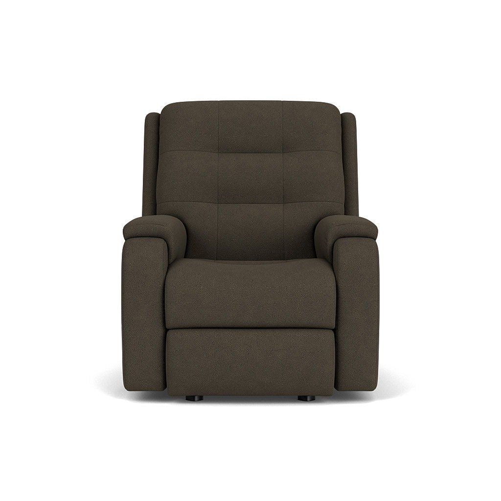 Flexsteel 2810-51H Arlo  Power Rocking Recliner With Power Headrest  Dark Gray