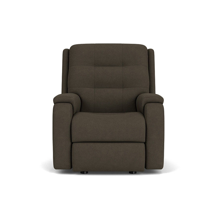 Flexsteel 2810-51H Arlo  Power Rocking Recliner With Power Headrest  Dark Gray
