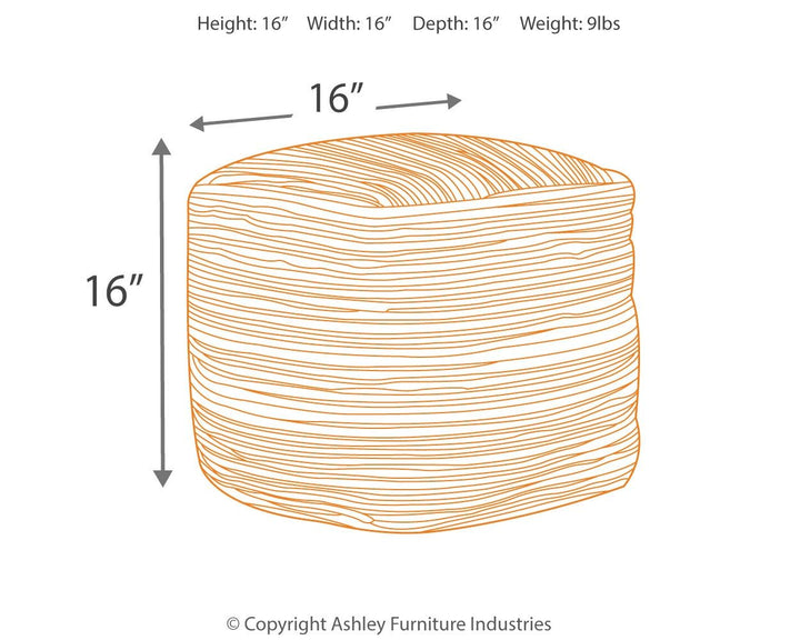 Absalom - Pouf - Denim