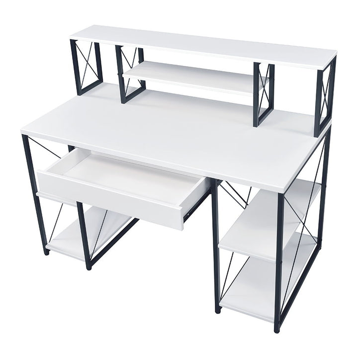Amiel - Writing Desk - White & Black