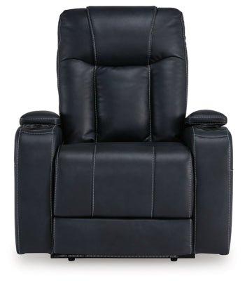 Feazada Power Recliner - Blue | Ashley Furniture