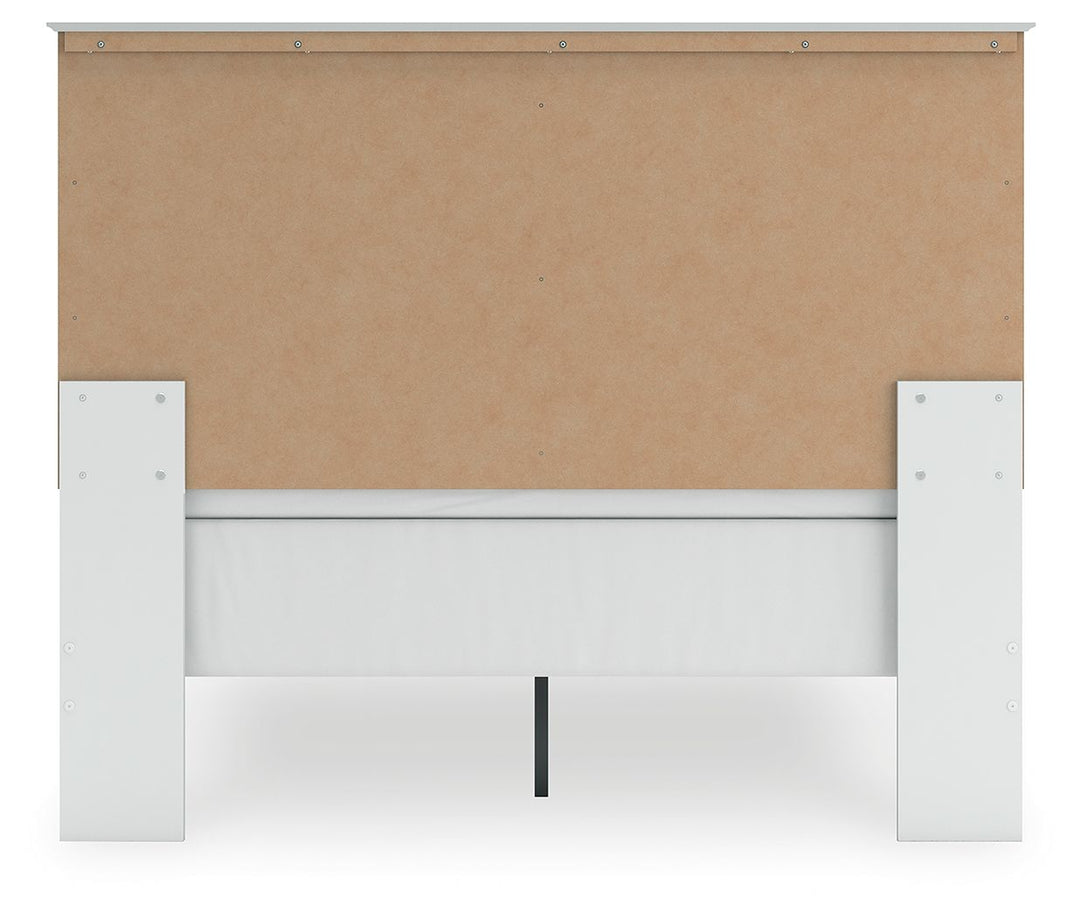 Bostwick Shoals - Queen Panel Bed With Framed Footboard - White by Ashley Furniture product image