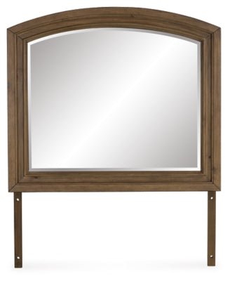 Feddinger Bedroom Mirror - Light Brown Mirror modern furniture Contempo Furniture