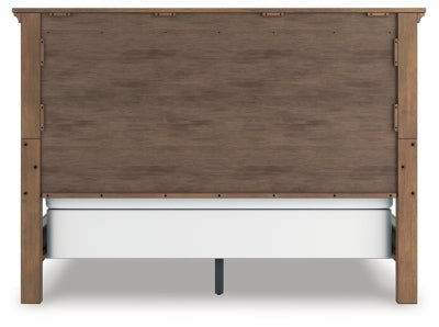 Feddinger California King Panel Bed - Light Brown Panel Bed modern furniture Contempo Furniture