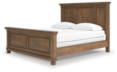 Feddinger California King Panel Bed - Light Brown Panel Bed modern furniture Contempo Furniture