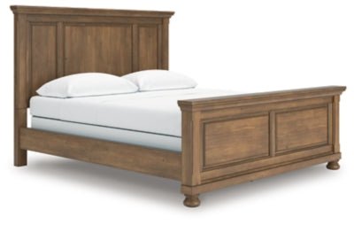 Feddinger California King Panel Bed - Light Brown | Ashley Furniture