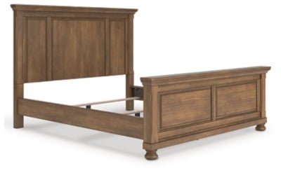 Feddinger California King Panel Bed - Light Brown Panel Bed modern furniture Contempo Furniture