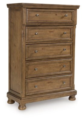 Feddinger Chest of Drawers - Light Brown | Ashley Furniture
