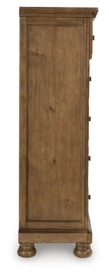 Feddinger Chest of Drawers - Light Brown Accent Chest modern furniture Contempo Furniture