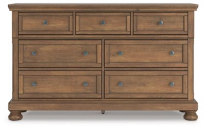 Feddinger Dresser - Light Brown Dresser modern furniture Contempo Furniture