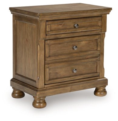 Feddinger Nightstand - Light Brown | Ashley Furniture