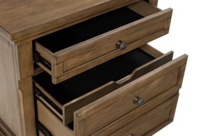 Feddinger Nightstand - Light Brown Accent Nightstand modern furniture Contempo Furniture