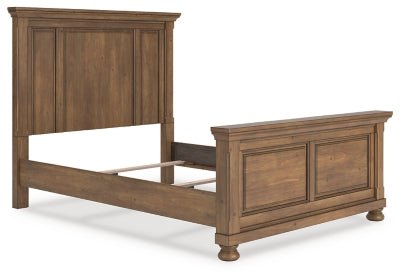 Feddinger Queen Panel Bed - Light Brown Panel Bed modern furniture Contempo Furniture