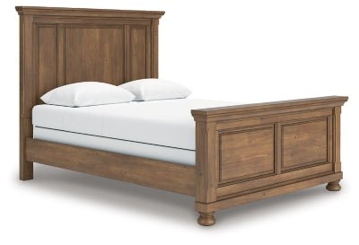 Feddinger Queen Panel Bed - Light Brown | Ashley Furniture