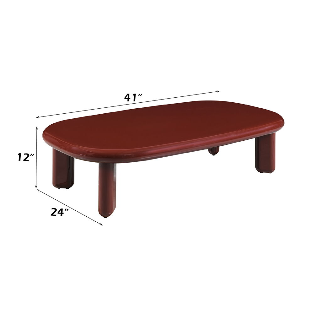 Eddie - Coffee Table - Red High Gloss