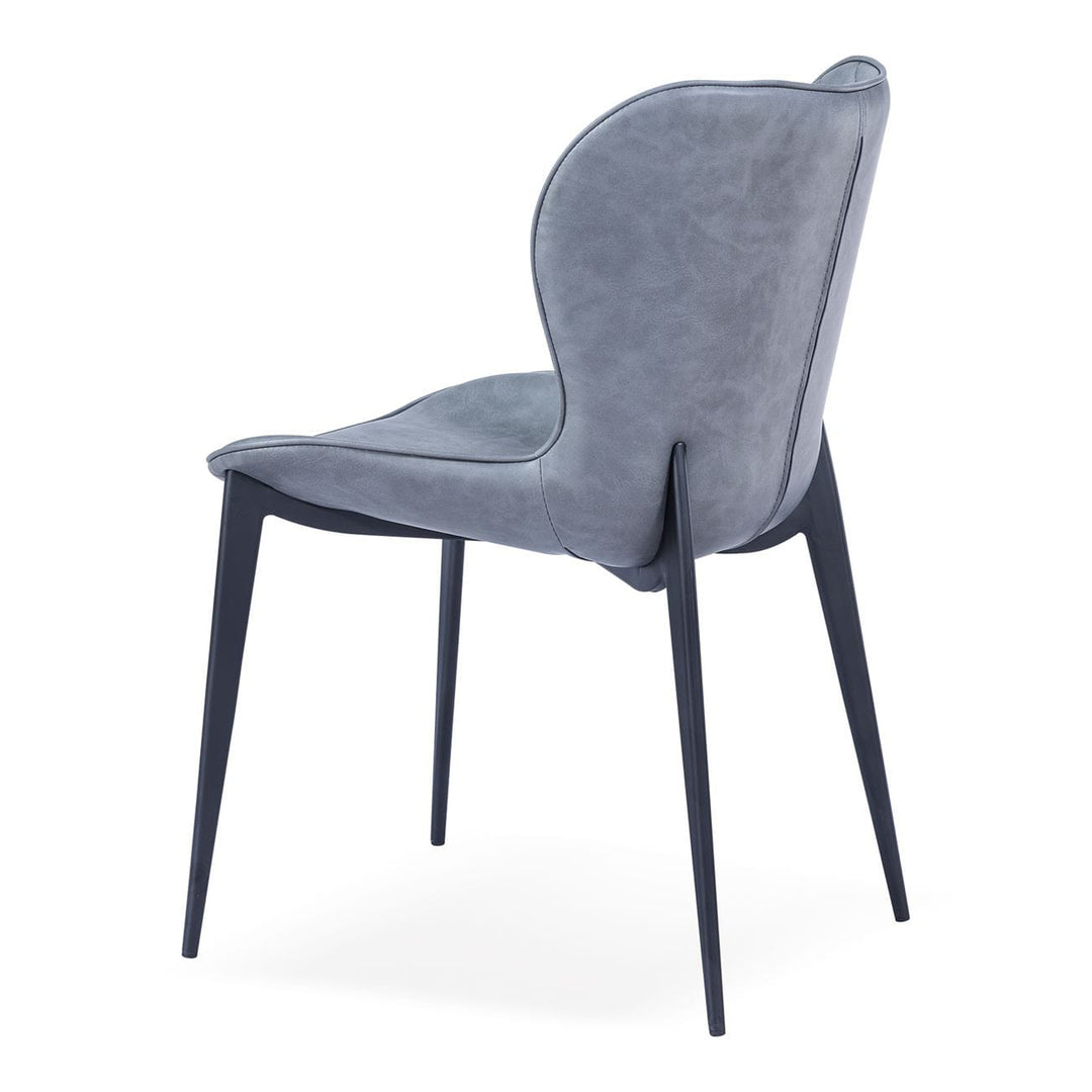 Felicia - Modern Grey & Black Dining Chair (Set of 2)