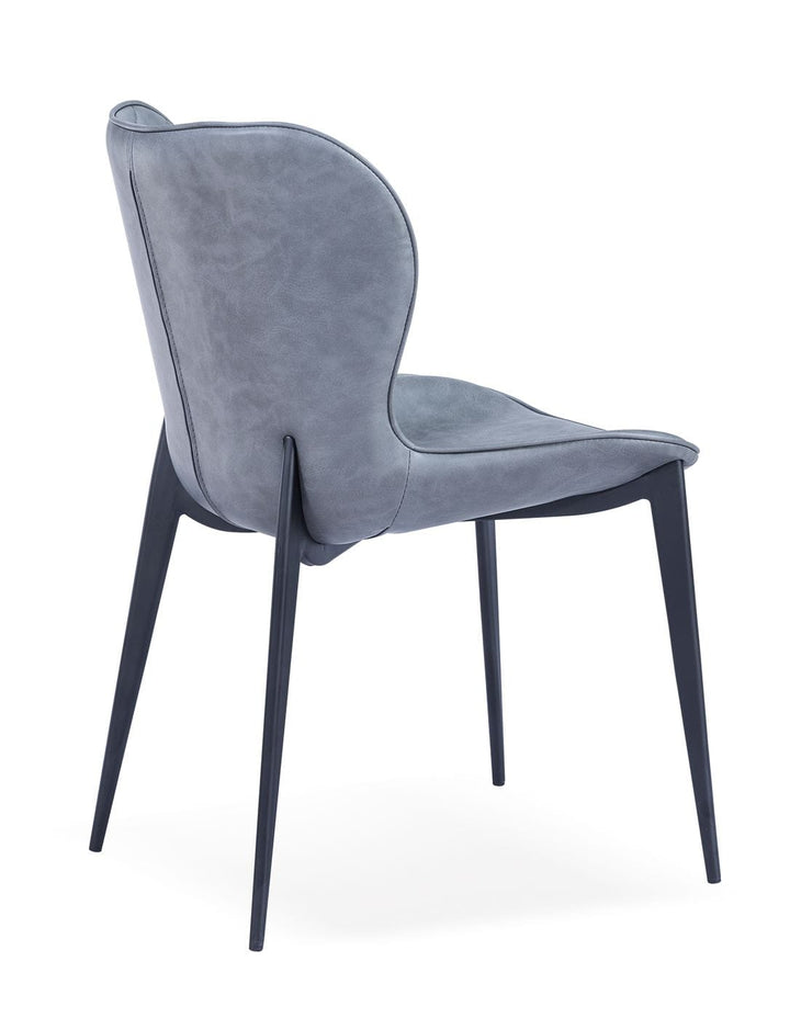 Felicia - Modern Grey &amp; Black Dining Chair (Set of 2)