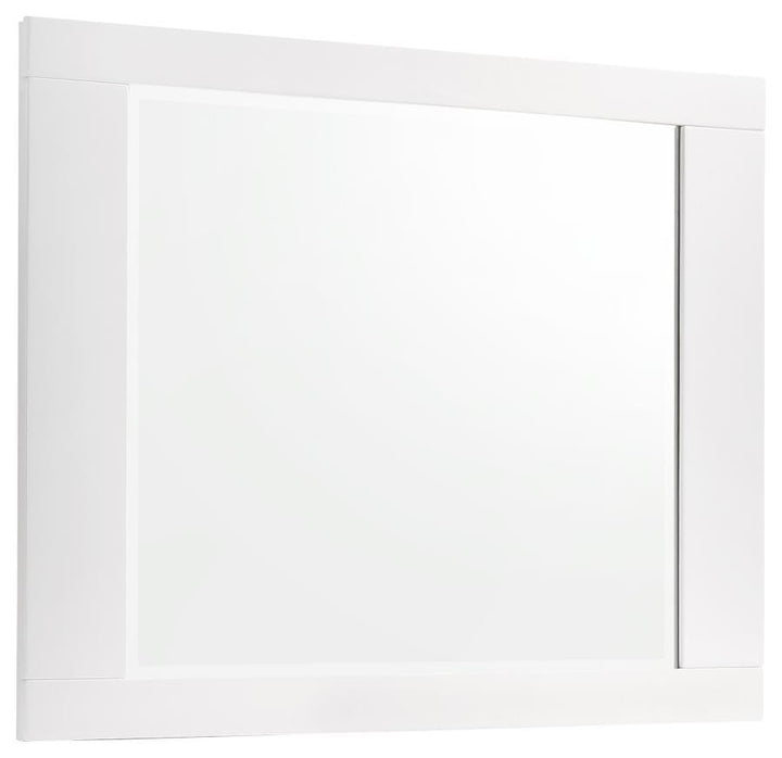 Felicity - Dresser Mirror - White High Gloss Mirror modern furniture Contempo Furniture